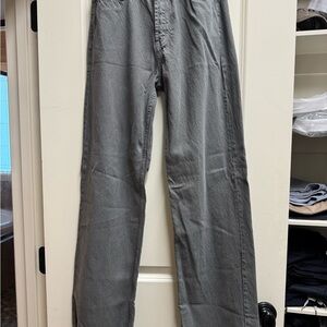 Zara Women's Straight Gray Jeans